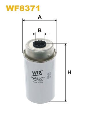 WIX FILTERS Polttoainesuodatin WF8371